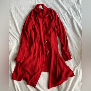 Red cardigan super soft